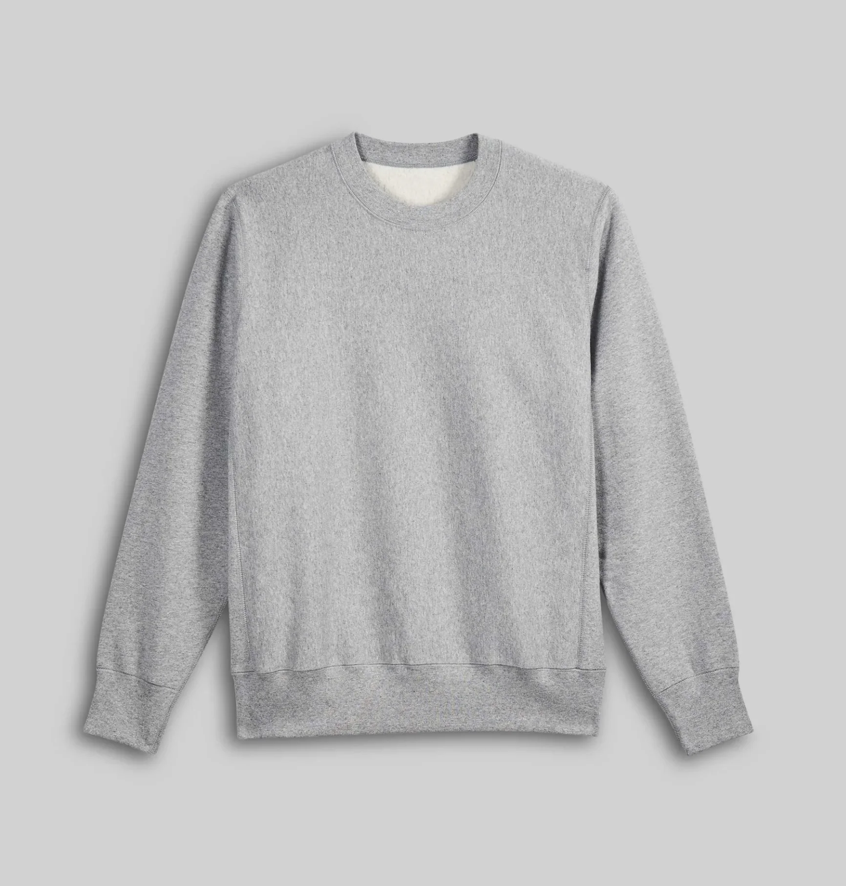 Heather Grey Crew Neck Full Sleeve Sweatshirt manufactured by MP Apparels & Garments