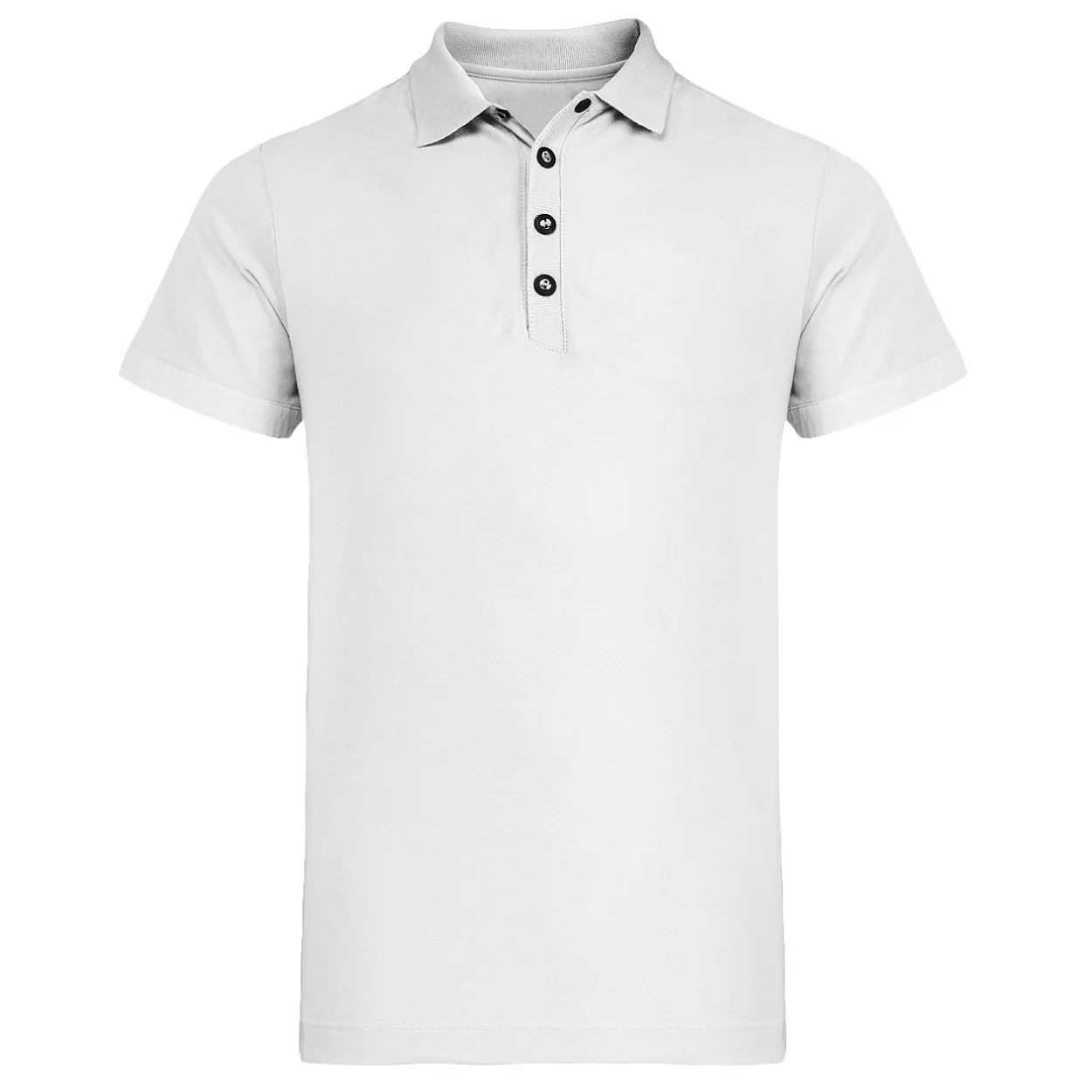 Light Grey Polo Shirt, CVC Cotton manufactured by MP Apparels & Garments