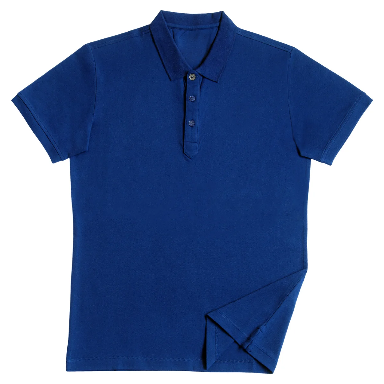 Navy Blue Polo Shirt, CVC Cotton manufactured by MP Apparels & Garments